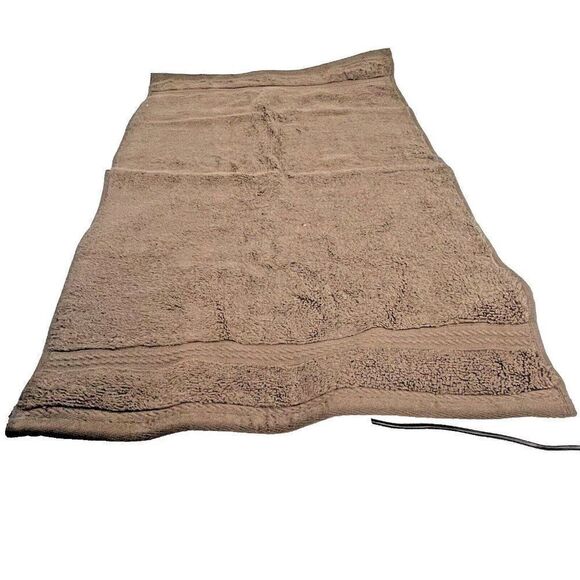NEW Nautica 1 Hand Towel Espresso Color 100% Cotton Brown Bathroom Linen Coffee - Picture 3 of 3